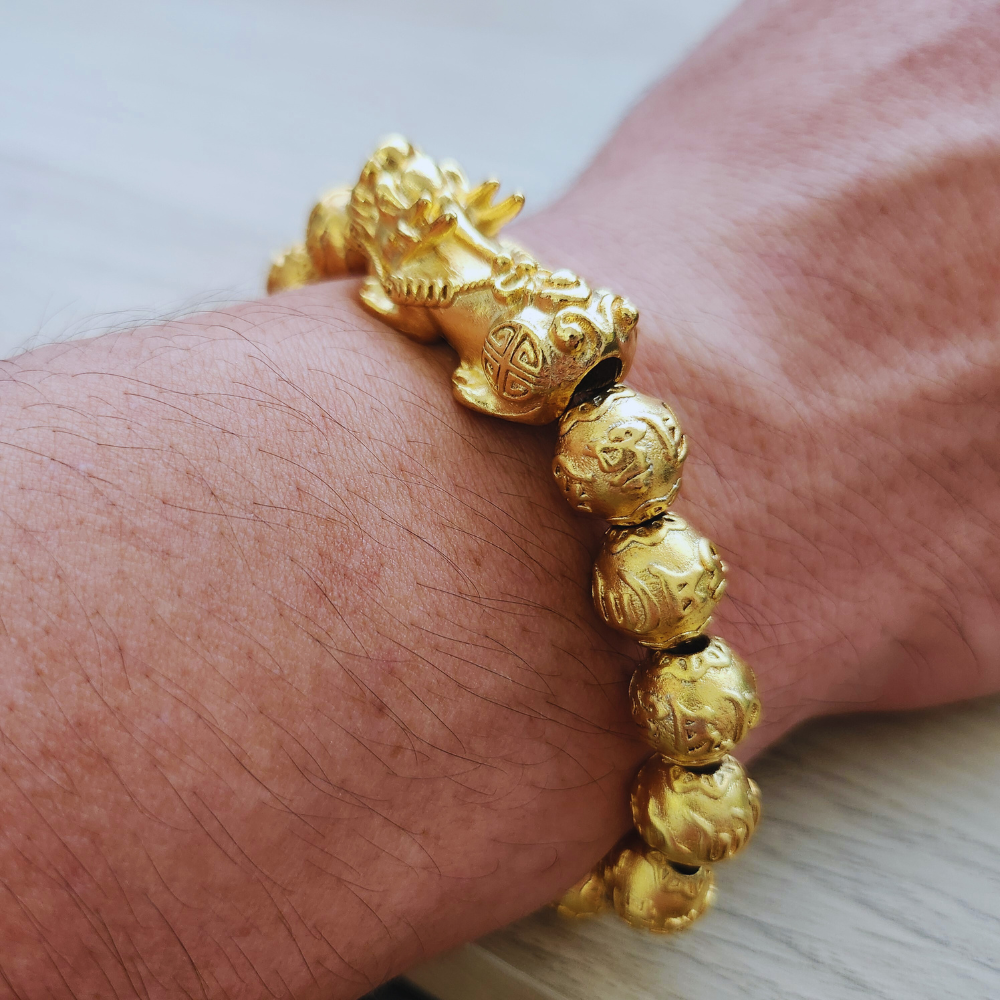 Prestige Dragon's Wealth, Gold Pixiu Bracelet
