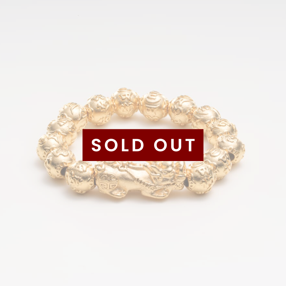 Prestige Dragon's Wealth, Gold Pixiu Bracelet