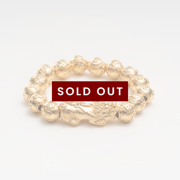 Prestige Dragon's Wealth, Gold Pixiu Bracelet