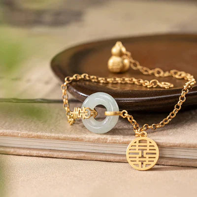 Celestial Shield, Divine Moon Jade Protection Bracelet